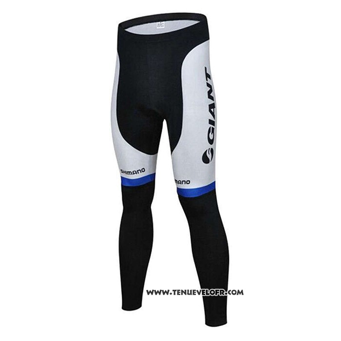 2021 Maillot Cyclisme Giant Alpecin Noir Blanc Manches Longues et Cuissard